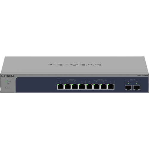 NETGEAR MS510TXM 8-Port Multi-Gigabit/10G Ethernet Smart Switch with 2 SFP+ Ports