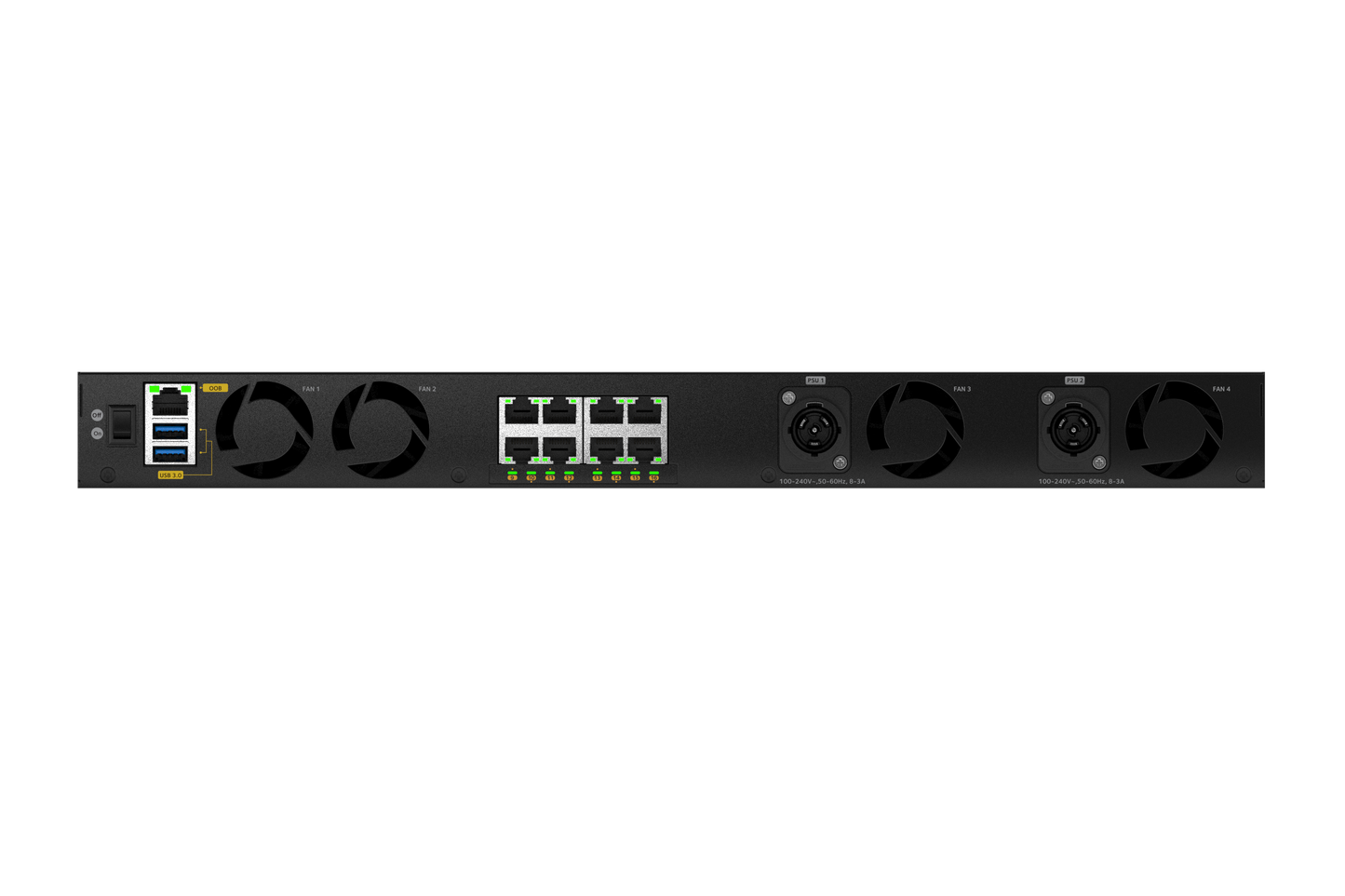 NETGEAR MSM4320 16x 2.5G PoE++ (530W base, up to 1,130W) incl. 8x Neutrik etherCON and 4xSFP28 25G Managed Switch