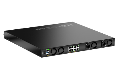NETGEAR MSM4320 16x 2.5G PoE++ (530W base, up to 1,130W) incl. 8x Neutrik etherCON and 4xSFP28 25G Managed Switch