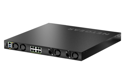 NETGEAR MSM4320 16x 2.5G PoE++ (530W base, up to 1,130W) incl. 8x Neutrik etherCON and 4xSFP28 25G Managed Switch