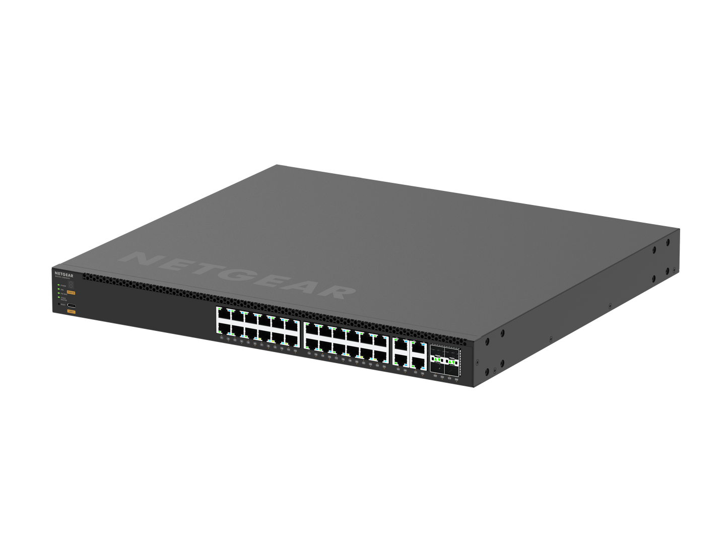 NETGEAR M4350-24M4X4V (MSM4332) 24x2.5G, 4x10G/Multi-gig PoE++ (522W base, up to 2,520W) and 4xSFP28 25G Fully Managed Switch
