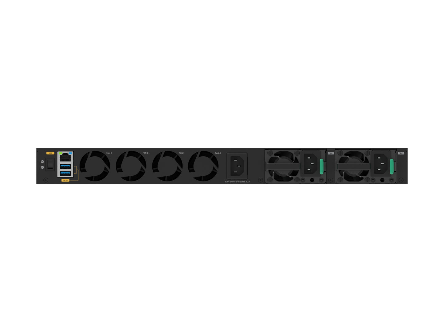 NETGEAR M4350 MSM4352 52-Port 44x2.5G, 4x10G/Multi-gig PoE++ (194W base, up to 3,314W) and 4xSFP28 25G Managed Switch