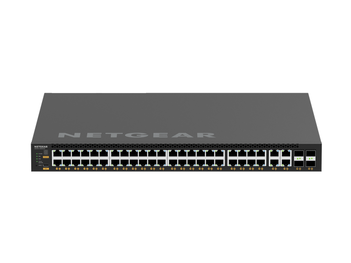 NETGEAR 44x2.5G, 4x10G/Multi-gig PoE++ (194W base, up to 3,314W) and 4xSFP28 25G (MSM4352) Managed Switch (TAA Compliant)