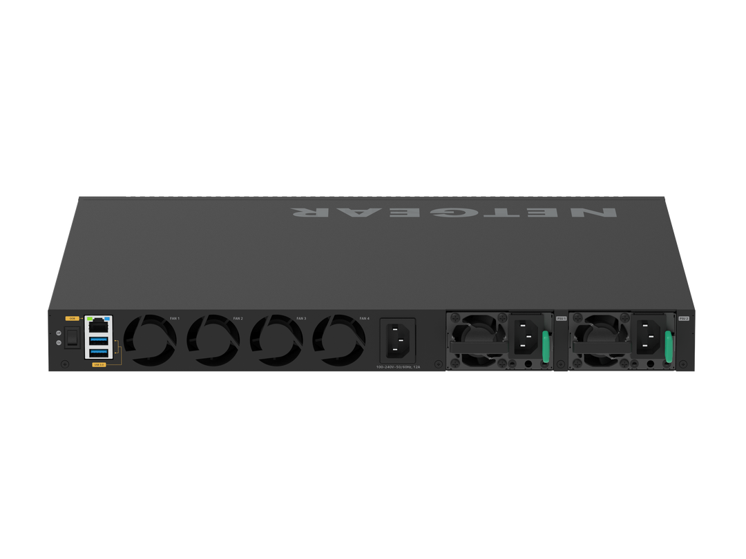 NETGEAR 44x2.5G, 4x10G/Multi-gig PoE++ (194W base, up to 3,314W) and 4xSFP28 25G (MSM4352) Managed Switch (TAA Compliant)