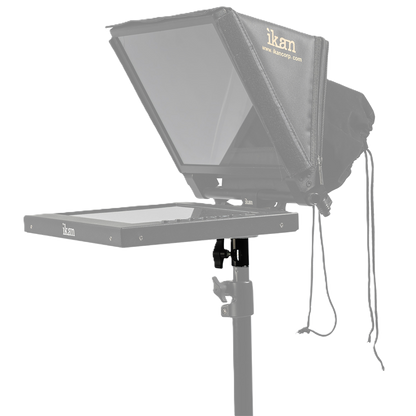 Video light with stand and ikan logo on a white background