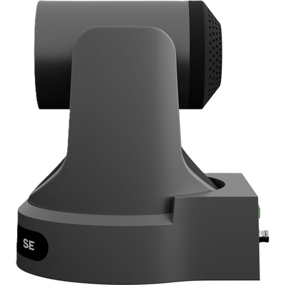 PTZOptics Move SE SDI/HDMI/USB/IP PTZ Camera with Optical Zoom (Gray)  Gray camera or sensor on a white background Left Side View