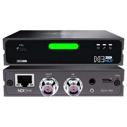 Kiloview N3S 3G SDI Full NDI Encoder/Decoder Ports Inputs Back Rear View