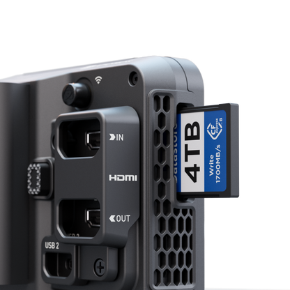 Atomos Ninja TX SD Card Slot Close Up