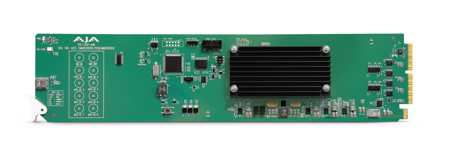 AJA 16-Channel Embedder/Disembedder Front