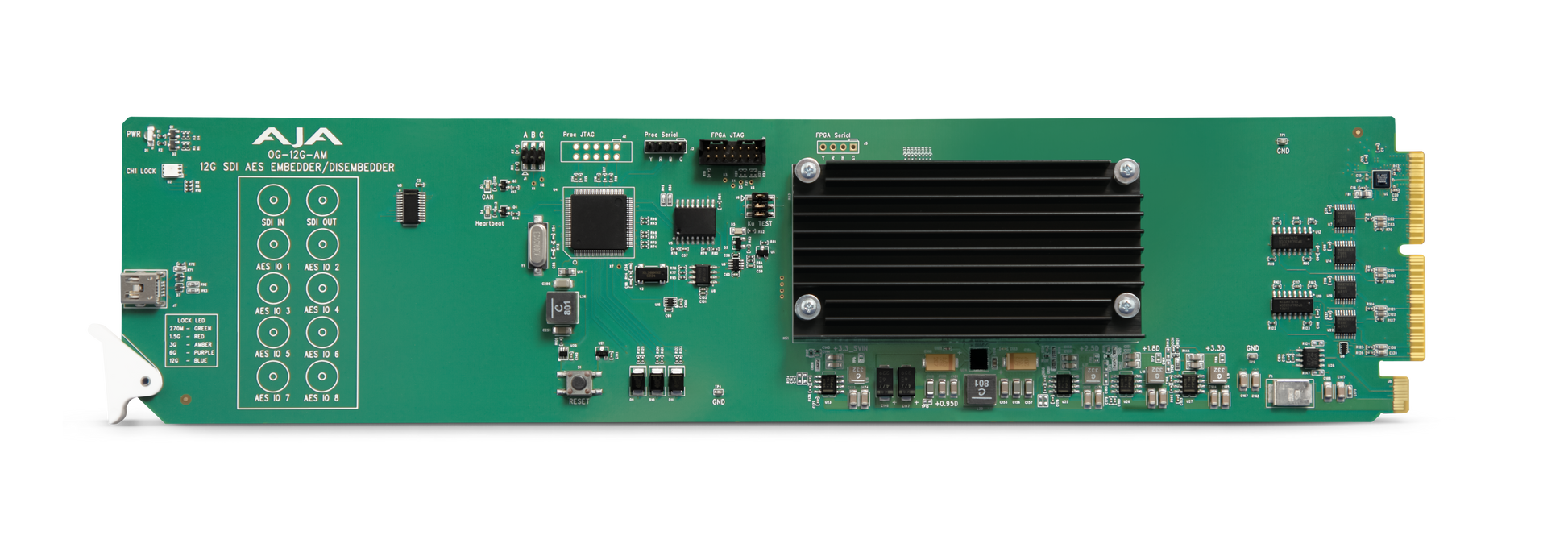 AJA 16-Channel Embedder/Disembedder Front