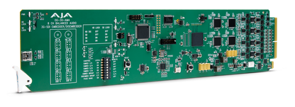 openGear 3G-SDI Analog Audio Embedder/Disembedder Front Angle