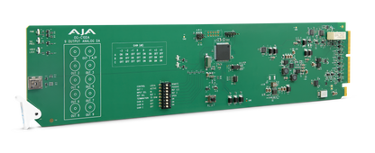 AJA Analog Video 1x9 openGear Amplifier Front Angled