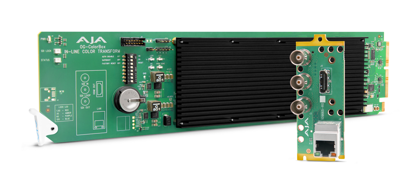 AJA OG-ColorBox openGear Diagonal