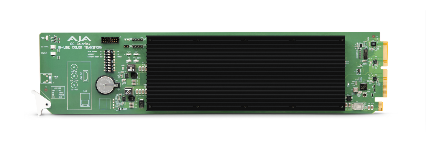 AJA OG-ColorBox openGear Front