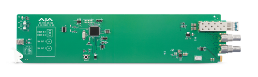 openGear 2-Channel 12G-SDI/LC Single Mode LC Fiber to Receiver Front