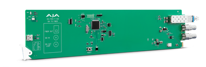openGear 1-Channel 12G-SDI to Single Mode ST Fiber Transmitter Diagonal