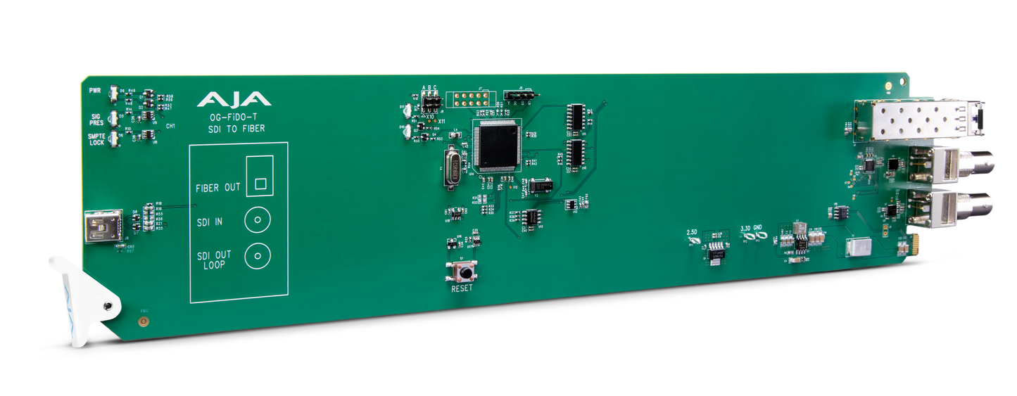 openGear 1-Channel 3G-SDI to Multi-Mode LC Fiber Transmitter
