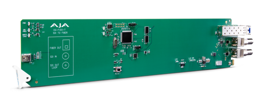 AJA openGear 1-Channel 3G-SDI to Single Mode LC Fiber Transmitter