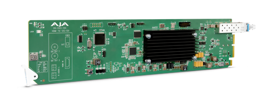 AJA HDMI 2.0 to 12G-SDI Conversion with ST Transmitter Diagonal