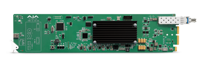 AJA HDMI 2.0 to 12G-SDI Conversion with ST Transmitter Front