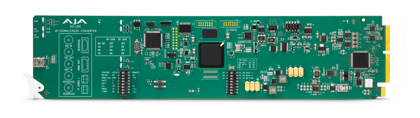 AJA 3G-SDI Up, Down Cross-Converter Front
