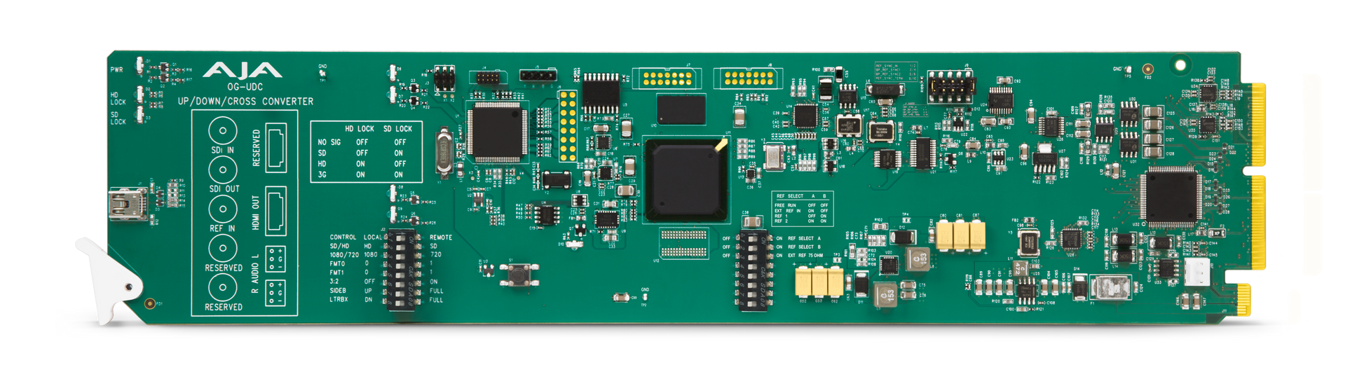AJA 3G-SDI Up, Down Cross-Converter Front