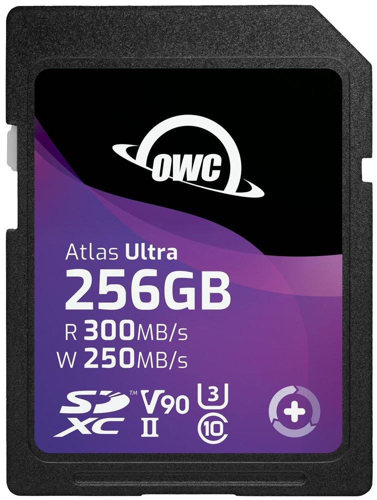 OWC 256GB Atlas Ultra SDXC V90 UHS-II Memory Card