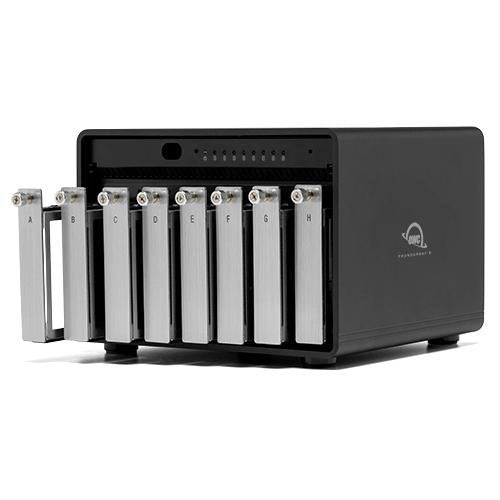 OWC 96TB ThunderBay 8 Thunderbolt External Storage Solution with Enterprise Drives and SoftRAID XT