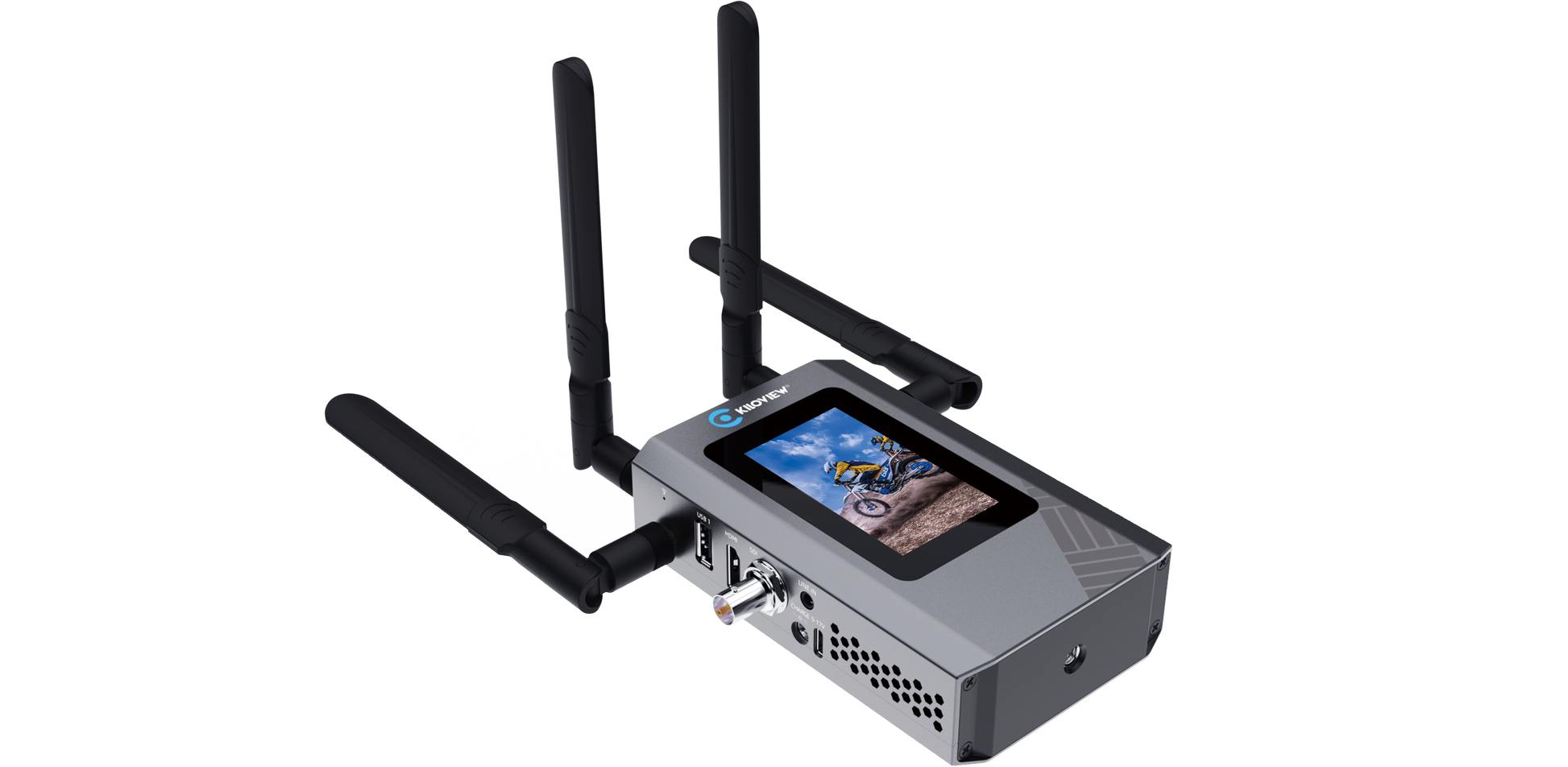 Kiloview P3 Mini Body With Antenna & Display Screen