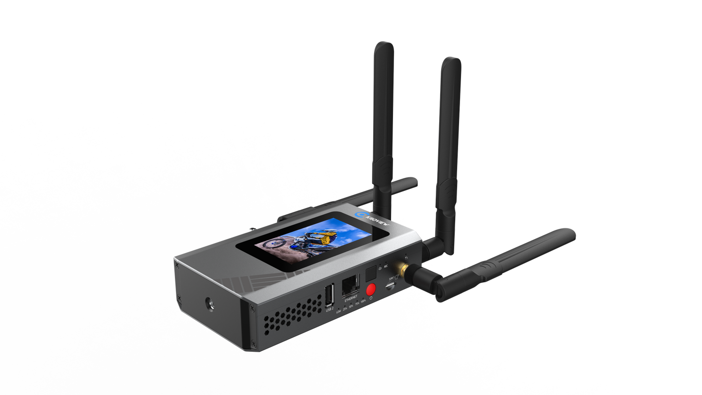 Kiloview P3 Mini Angled View With Antenna Display