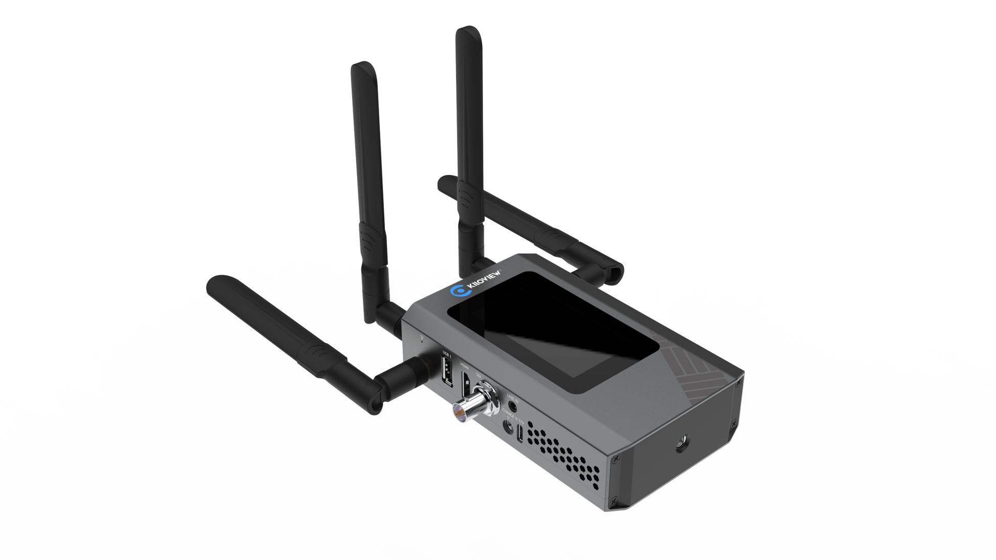 Kiloview P3 Mini 4G Wireless Bonding Encoder Angled Left Side