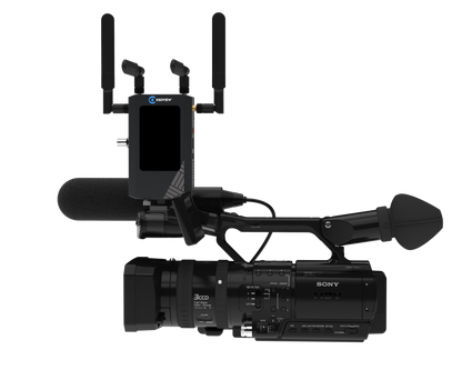 Kiloview P3 Mini 4G Wireless Bonding Encoder Vertically Mounted 
