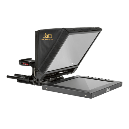 iKan PT1200 Teleprompter Travel Kit w/ Rolling Hard Case