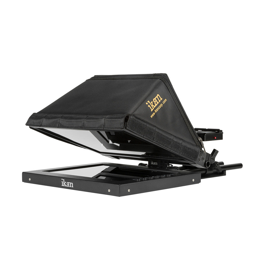 iKan PT1200 Teleprompter Travel Kit w/ Rolling Hard Case