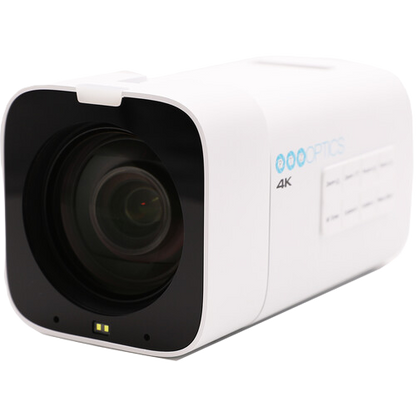 PTZOptics Studio 4K 12X PTZ Camera TAA Compliant (White)