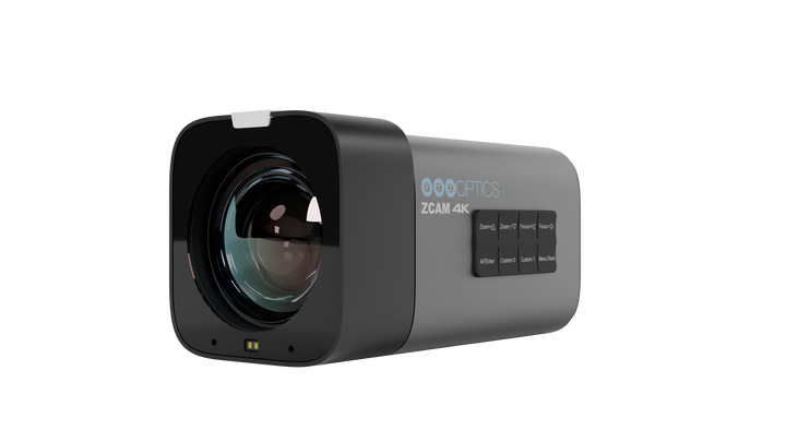 PTZOptics Studio 4K 12x Zoom Box Camera (Gray)