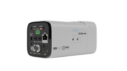 PTZOptics Studio 4K 12x Zoom Box Camera (White)