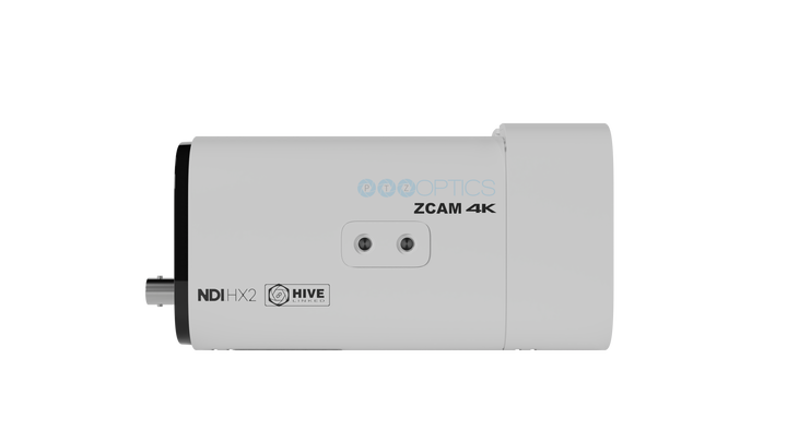 PTZOptics Studio 4K 12x Zoom Box Camera (White)