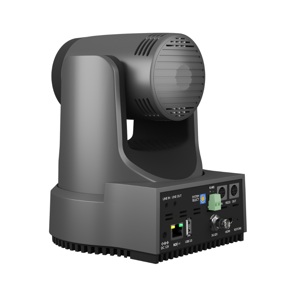 PTZOptics Move 4K 20X NDI|HX PTZ Camera - Gray