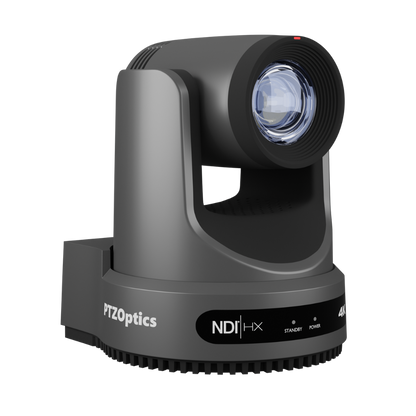 PTZOptics Move 4K 20X NDI|HX PTZ Camera - Gray