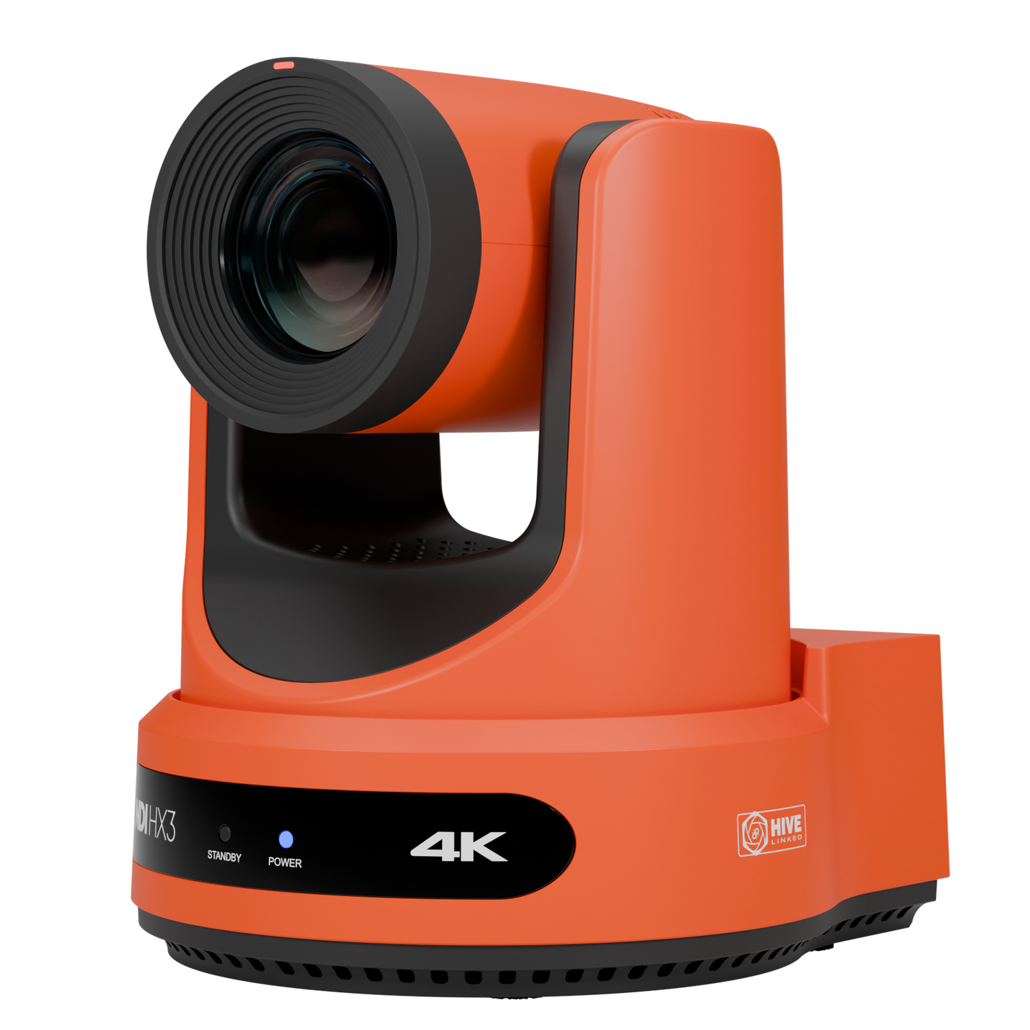 PTZOptics Move 4K 20X NDI|HX PTZ Camera - Red Left Angle