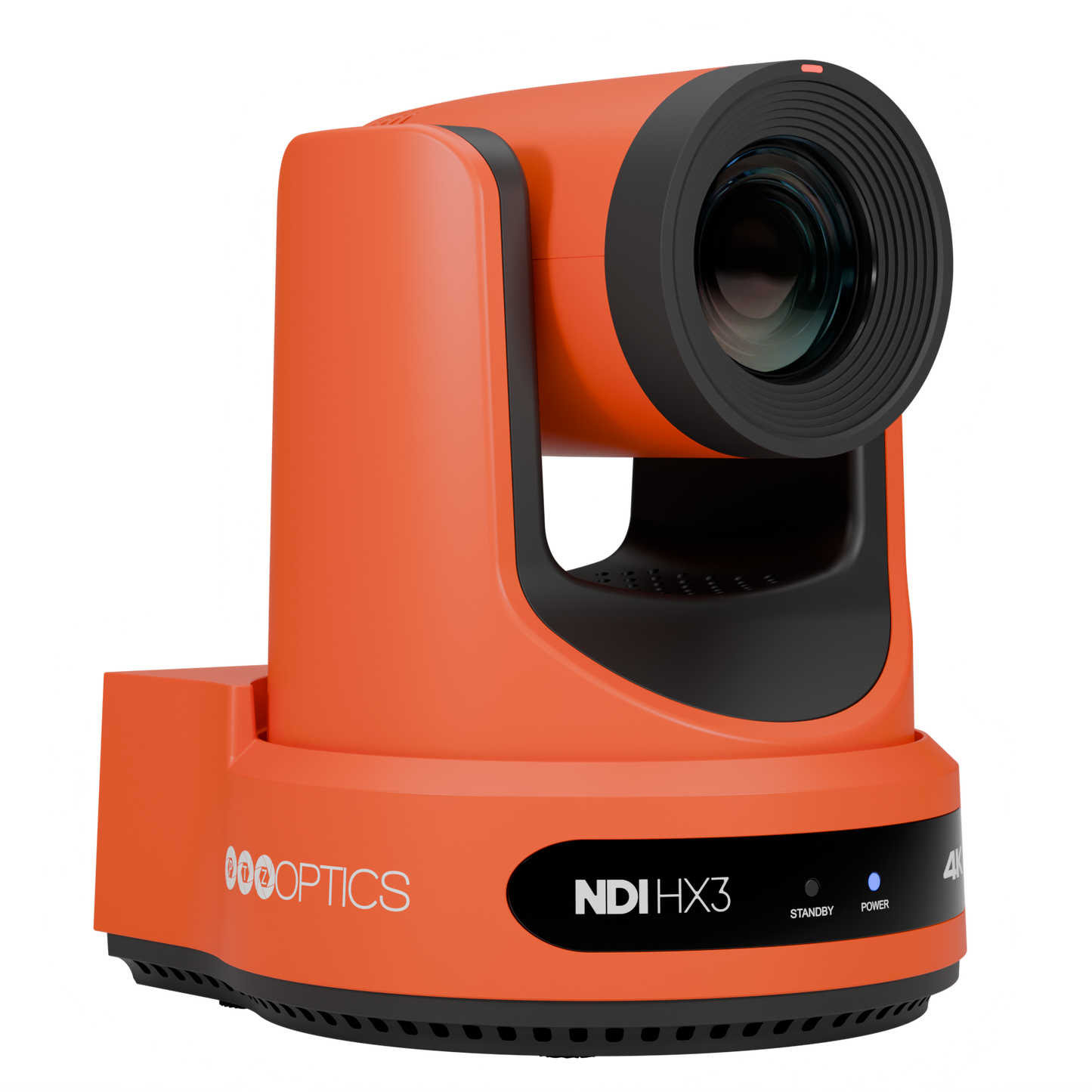 PTZOptics Move 4K 20X NDI|HX PTZ Camera - Red Right Angle