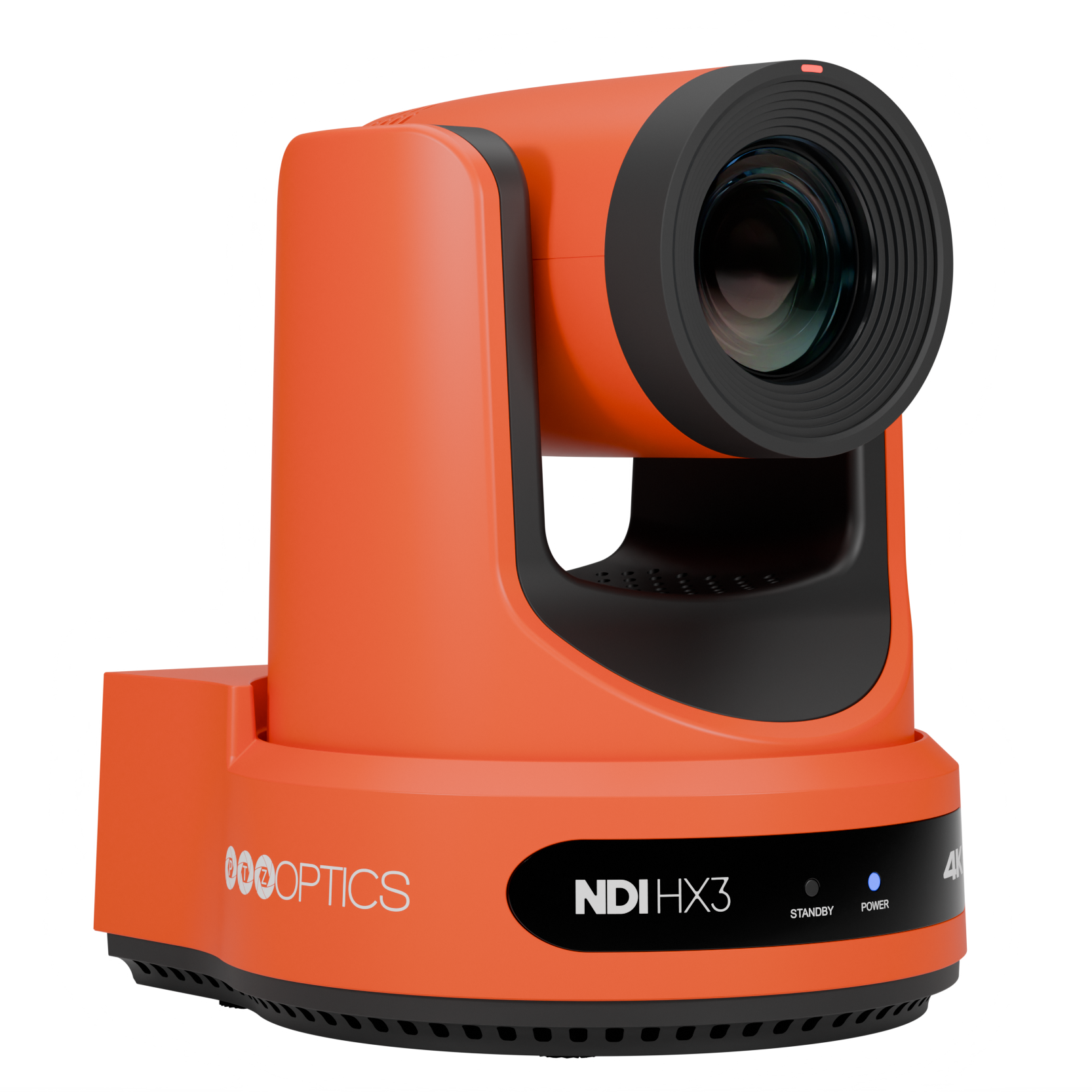 PTZOptics Move 4K 20X NDI|HX PTZ Camera - Red Right Angle