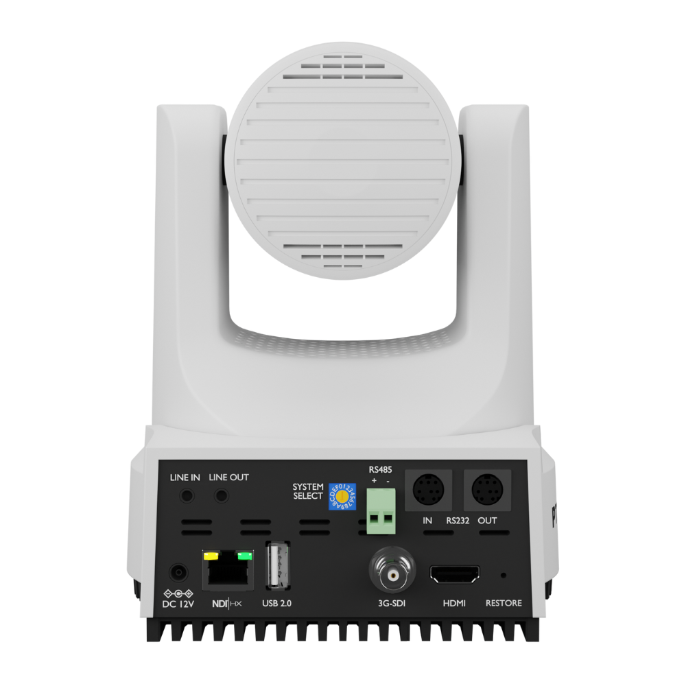 PTZOptics Move 4K 20X NDI|HX PTZ Camera- White
