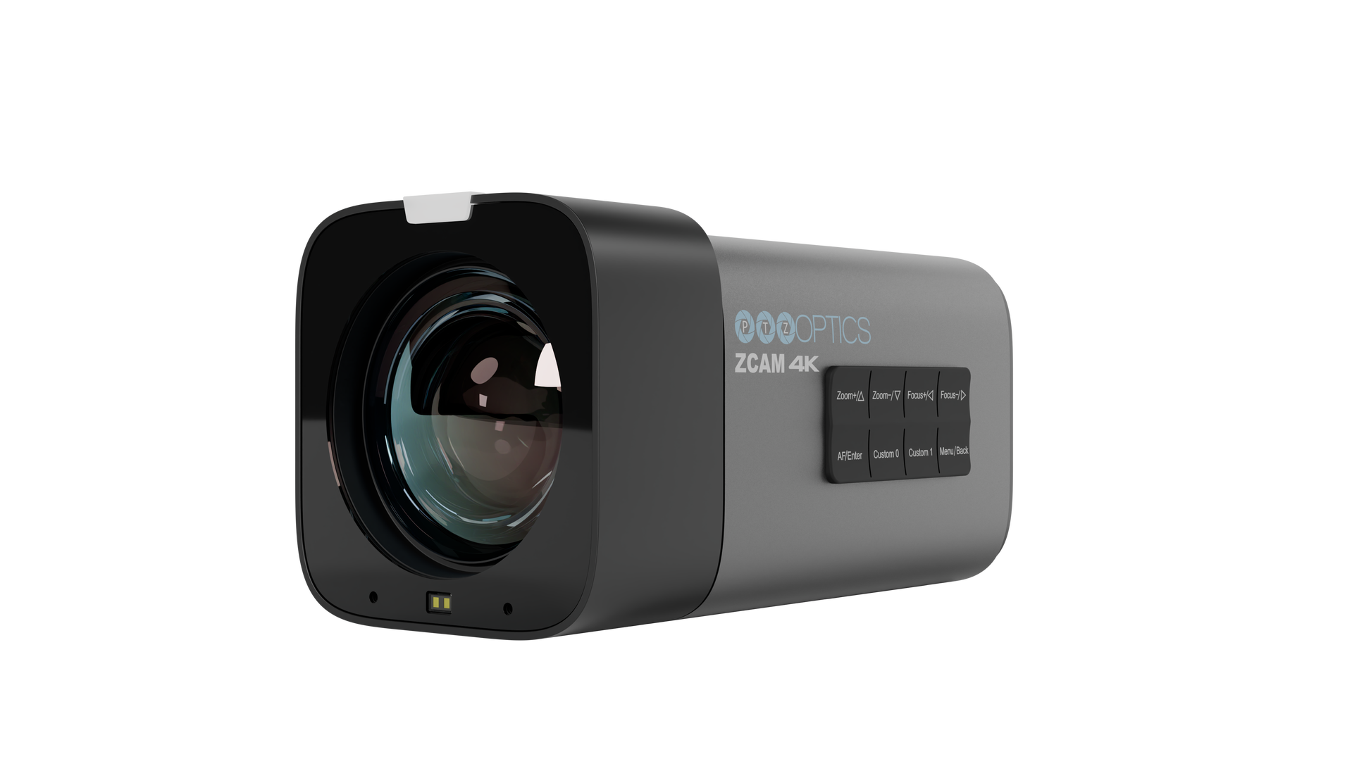 PTZOptics Studio 4K 20x Zoom Box Camera Close Up