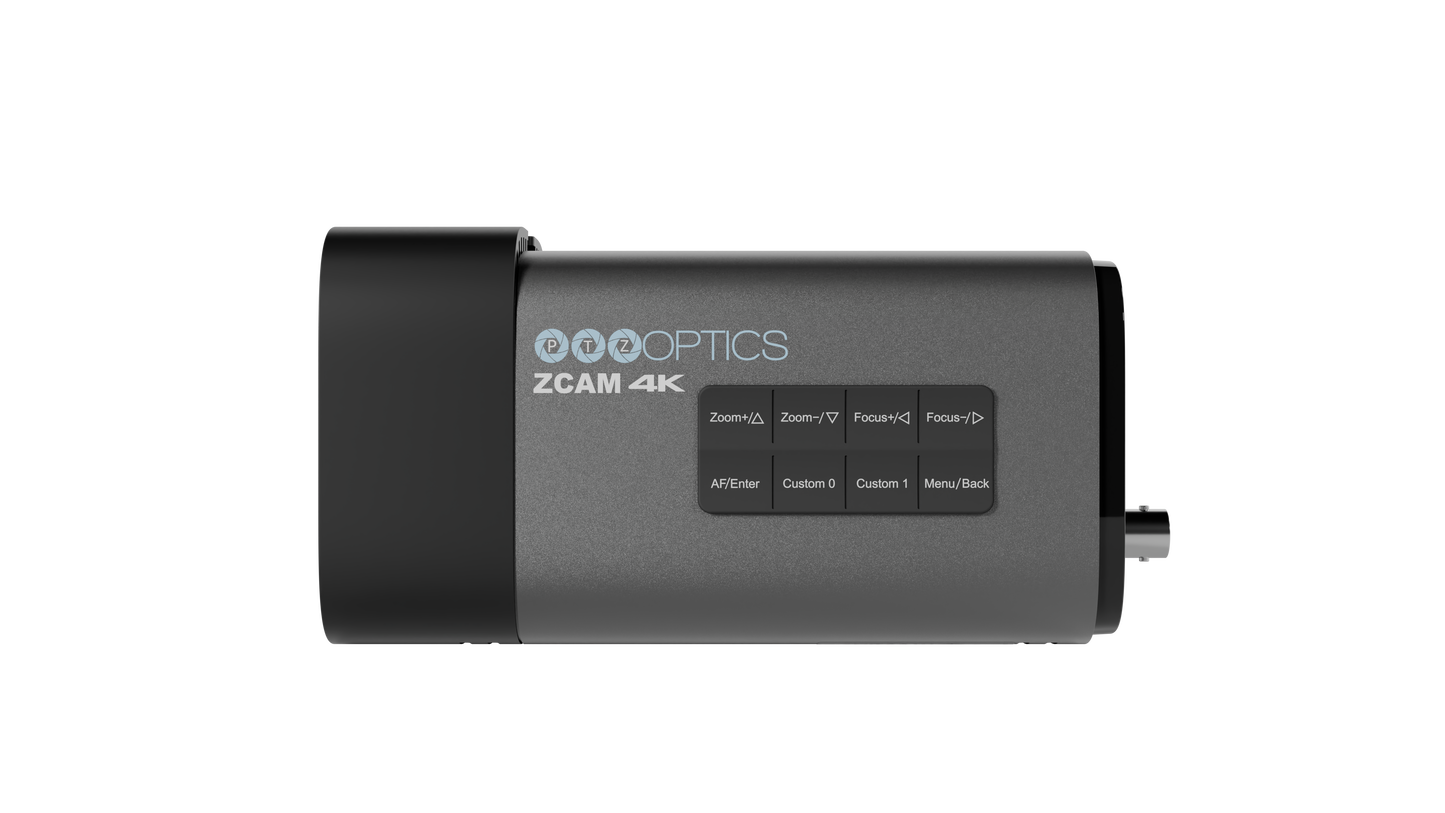 PTZOptics Studio 4K 20x Zoom Box Camera Right 
