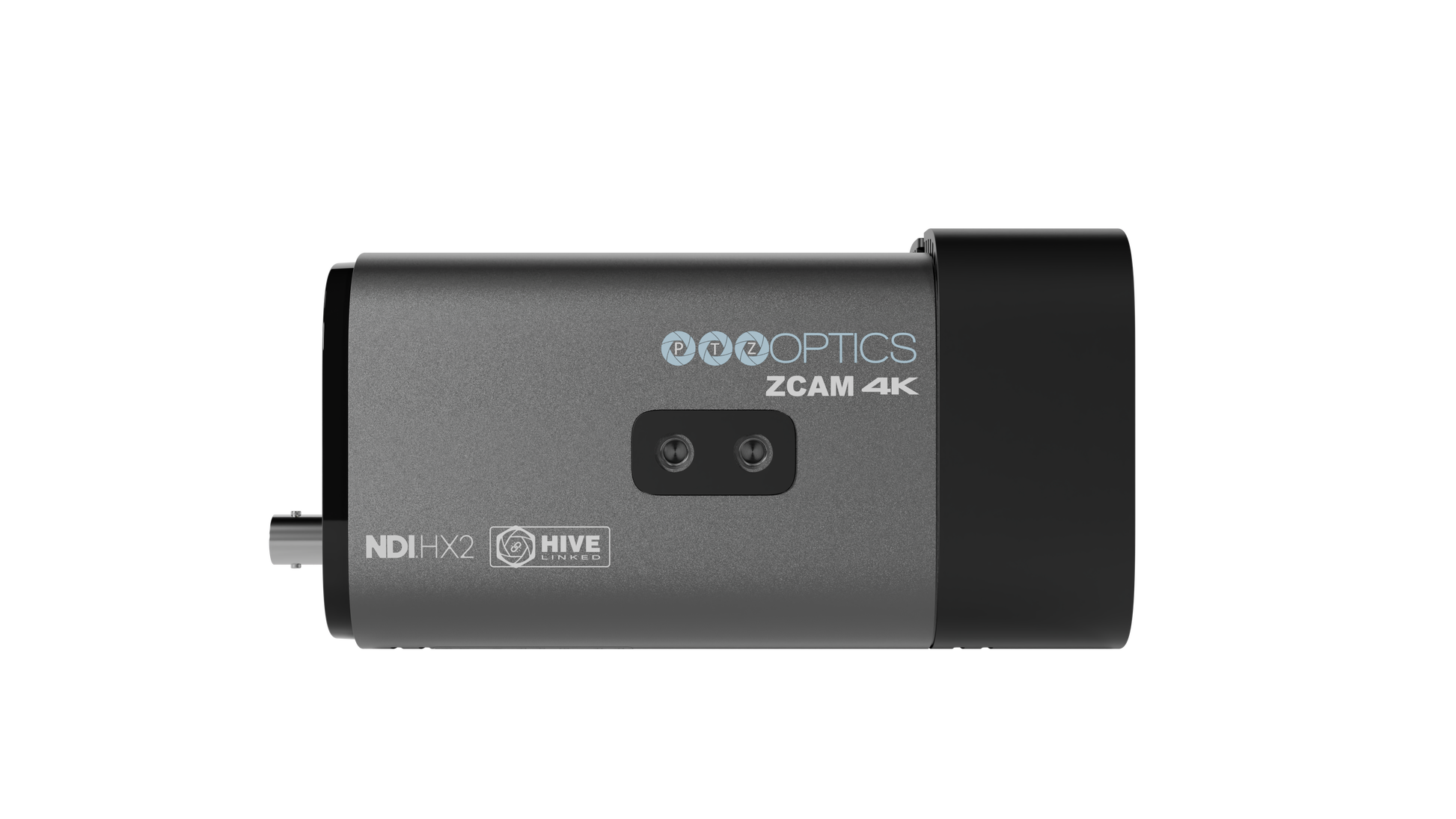 PTZOptics Studio 4K 20x Zoom Box Camera Left