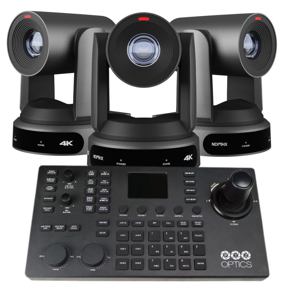 PTZOptics Producer 30x Move 4K PTZ Camera Bundle