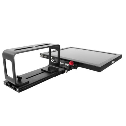 iKan Professional 19 in. High Bright PTZ Teleprompter w/ Widescreen Tally SDI Monitor