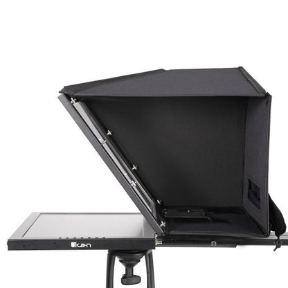 iKan Professional 19 in. High Bright PTZ Teleprompter w/ Widescreen Tally SDI Monitor
